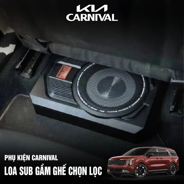 Độ Loa Sub Cho Kia Carnival